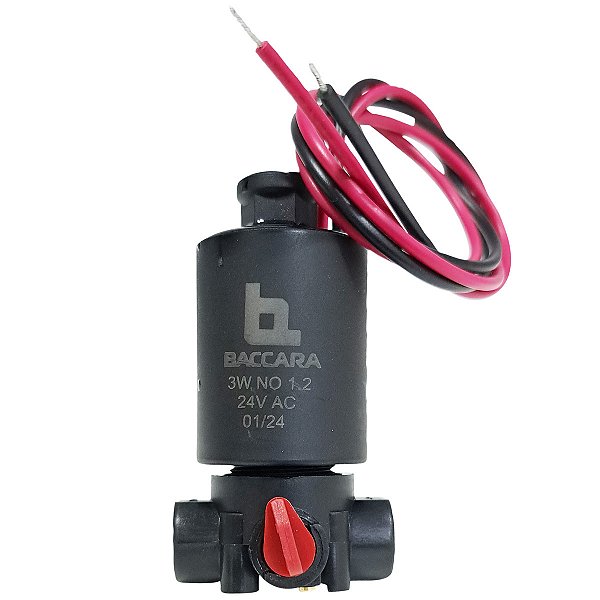 Kit Irrigação Com Válvula Solenoide 24V + 3 Vias 1/8" NO + Acessórios