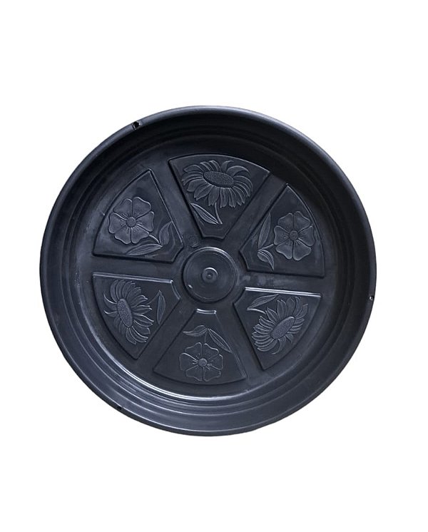 Prato para Vaso Nutriplan 08 Preto