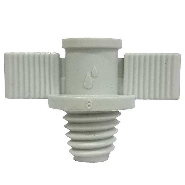 Conector Rosca Macho 3/8 Engate-Cinza - Pacote Com 2.000