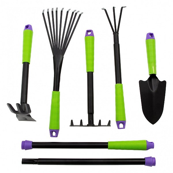 Kit De Ferramentas Para Jardim 7 Peças Palisad