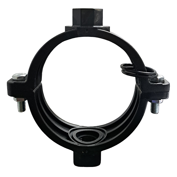 Colar de tomada pvc 100mm x 1/2" para irrigação