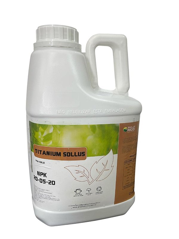 Sollus - Titanium Npk 20 05 20 Galão 5LT