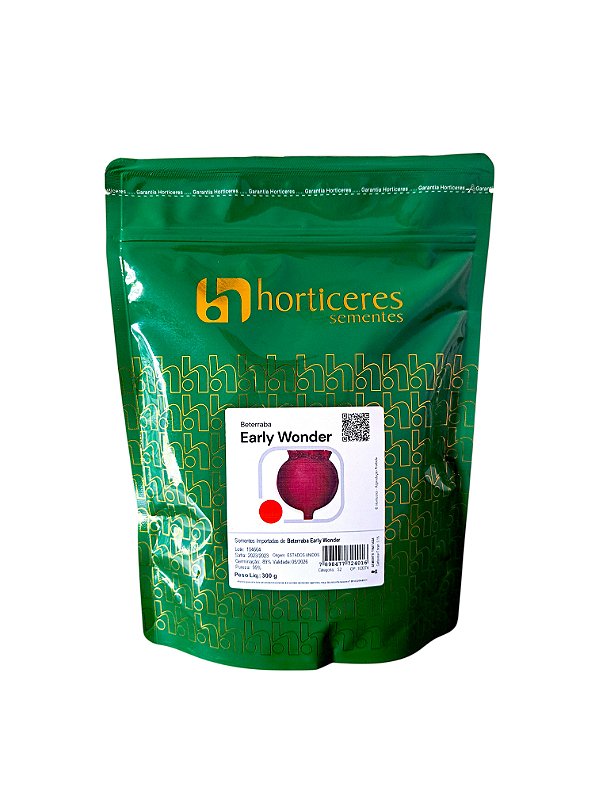 Sementes de Beterraba Early Wonder Horticeres – Alta Produtividade