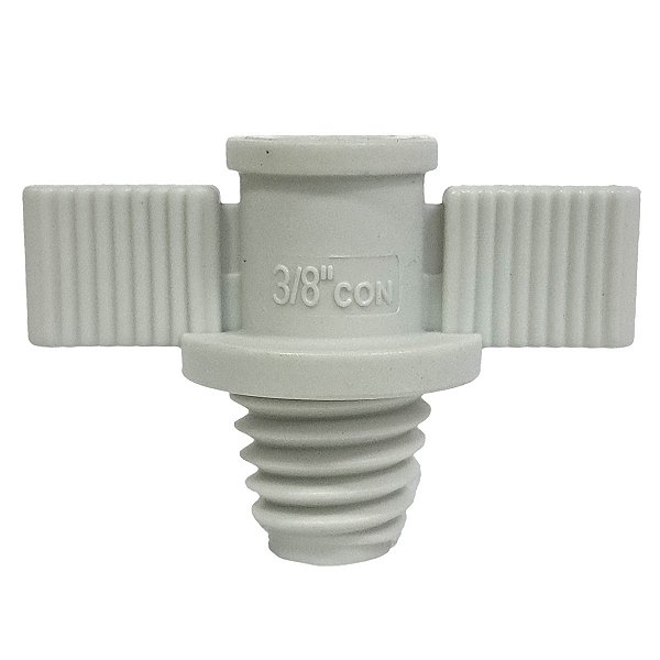 Conector Rosca Macho 3/8"F Engate Cinza