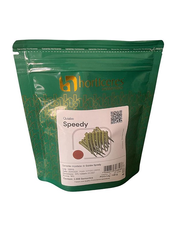 SEMENTE QUIABO SPEEDY 3.000 SEMENTES - HORTICERES