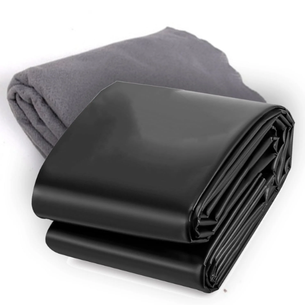 Lona Para Lago Tanque Peixe Geomembrana 0,5 mm 8x6 + Manta Bidim Geotextil