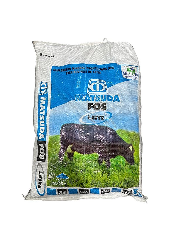 Fós Leite Matsuda 25kg – Suplemento Mineral para Vacas Leiteiras