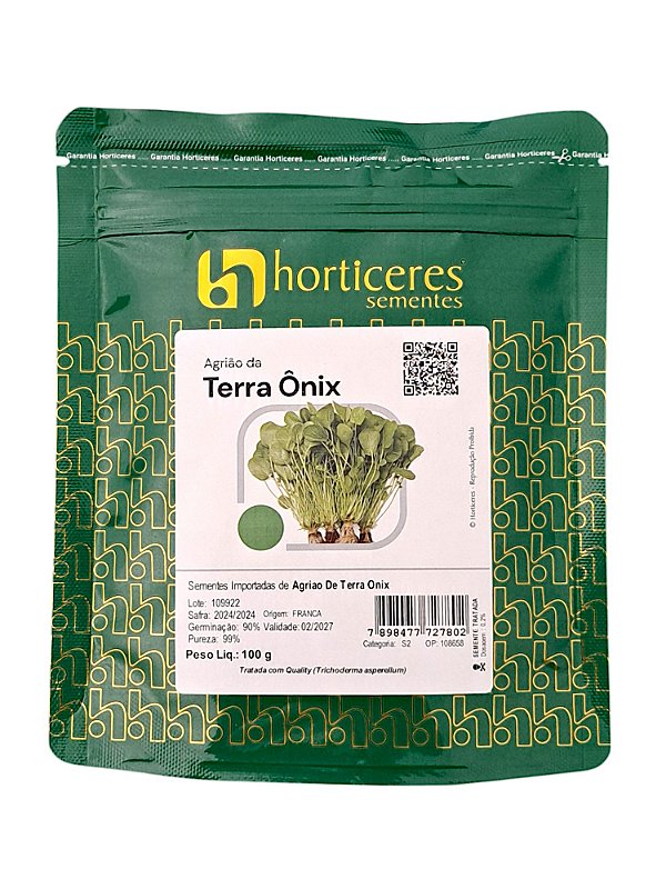 Semente De Agrião Onix Horticeres 100g