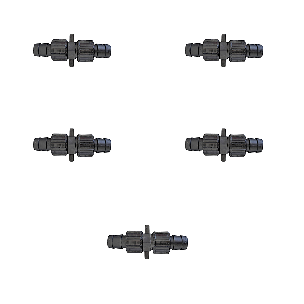 5 Un União Irrigação 16mm Porca Trava Implebrás