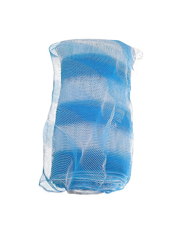 Tela Tapume 1,20x50 (Azul/Branca) PEAD Alta Resistência