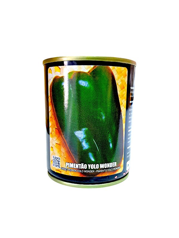 Semente De Pimentão Blocky Verde Yolo Wonder Feltrin 100g