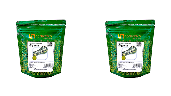 Abóbora Canhão Seca Gigante 100g Vigorosa P/ Climas Quentes 2 Unidades
