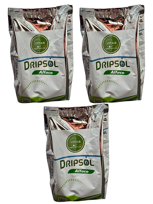 Adubo Fertilizante Dripsol Alface Folhosa 08-09-34 - 2,250kg