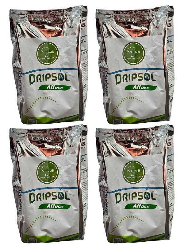 Adubo Fertilizante Dripsol Alface Folhosa 08-09-34 - 3kg