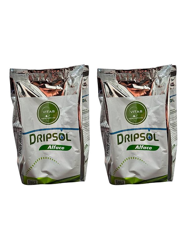 Adubo Fertilizante Dripsol Alface Folhosa 08-09-34 - 1,5kg
