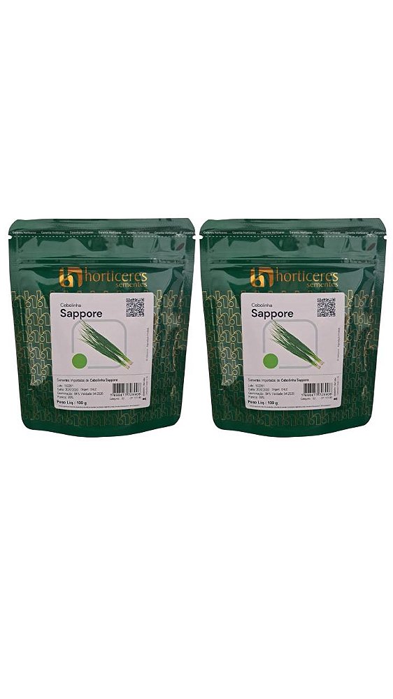 Semente Cebolinha Sappore 100g Horticeres 2 Pacotes