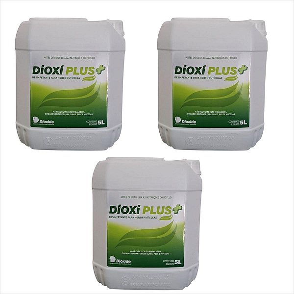 Dioxiplus Desinfetante P Verduras Legumes Vegetais 15 Litros