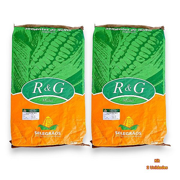 40 Kg Sementes de Milho RG01 Híbrido Selegrão – Ideal Para Silagem