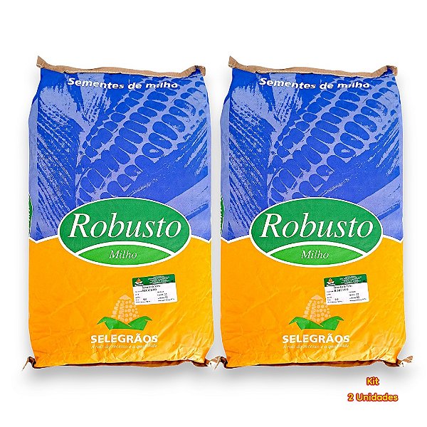 40 Kg Semente de Milho Verde Híbrido Robusto - Silagem