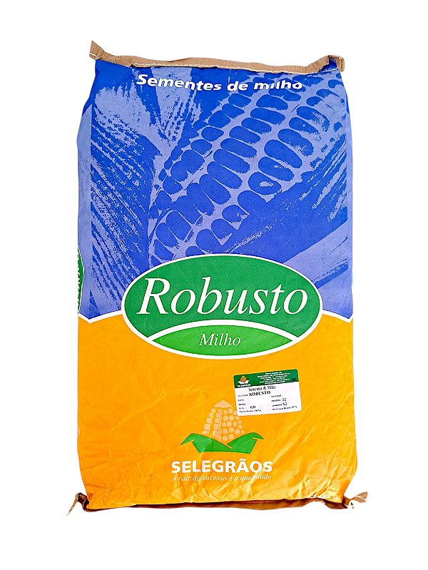 Semente Milho Verde Robusto Híbrido 20kg - Ideal Para Silagem