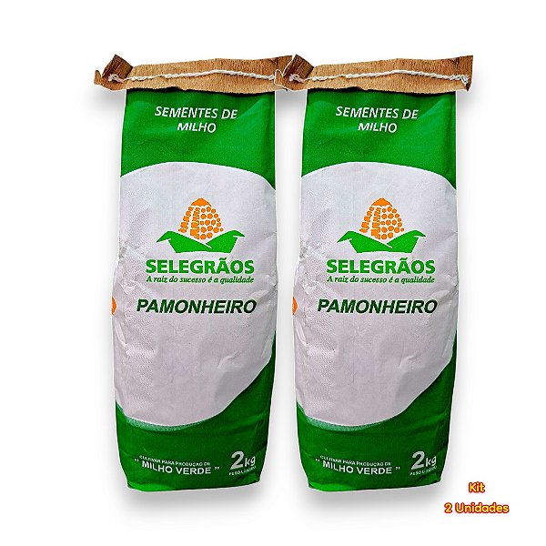 Kit 2 Un. Semente de Milho Híbrido Pamonheiro - Ideal P/ Pamonhas e Curral