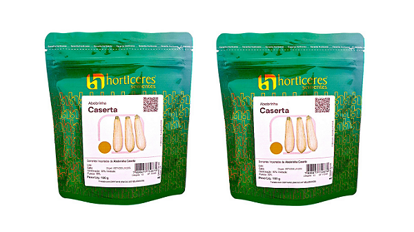 2 Unid. Sementes De Abóbrinha Italiana Caserta 100G Horticeres