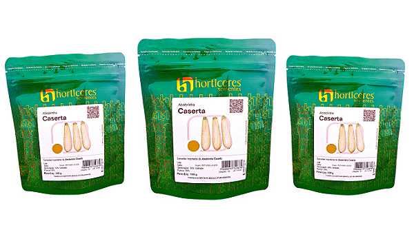 3 Unid. Sementes De Abóbrinha Italiana Caserta 100G Horticeres