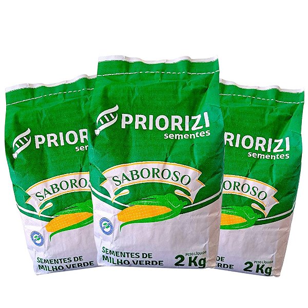 6 Kg Semente Para Milho Verde E Pamonha - Priorizi Saboroso BRS3046