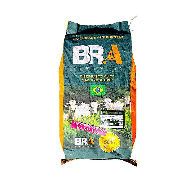 Brachiaria Decumbens Incrustada 10Kg BRA Com Tratamento Fungicida
