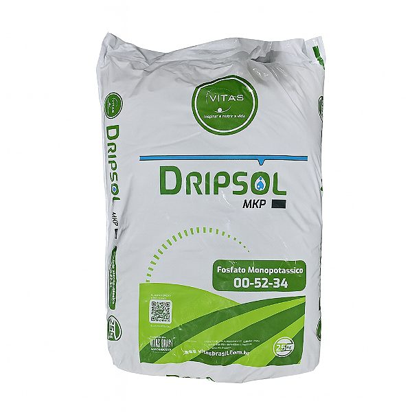 Adubo Fosfato Monopotássico Dripsol Mkp 00-52-34 - 25kg