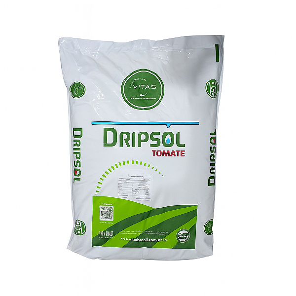 Adubo Fertilizante Completo Dripsol Tomate 11.08.38 - 25 Kg