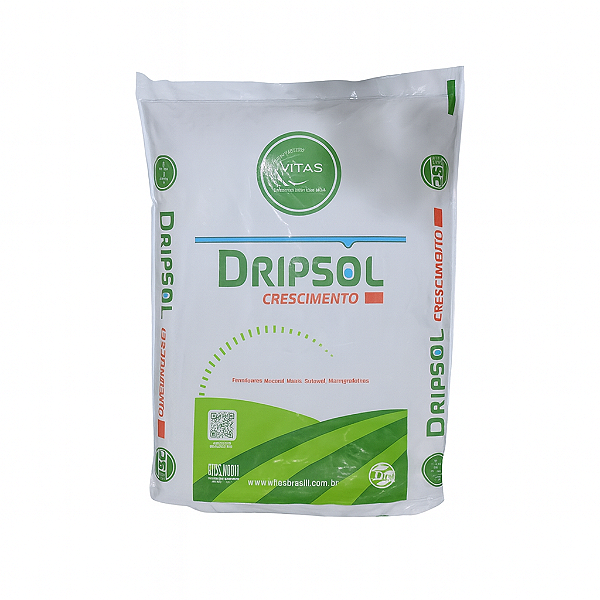 Fertilizante Dripsol Hidroponia Crescimento 24-10-10 25kg