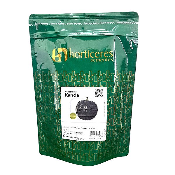 Abóbora Cabotiá Híbrida Kanda 1000 Sementes Horticeres