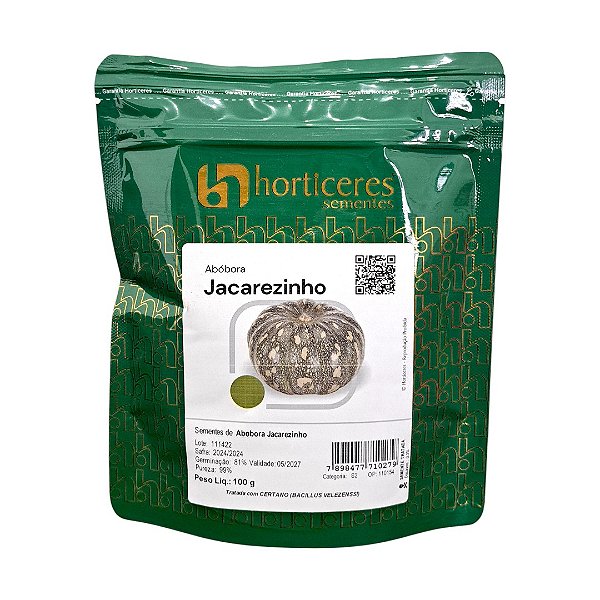Semente De Abóbora Jacarezinho 100g – Horticeres