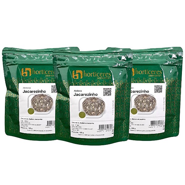 Sementes De Abóbora Jacarezinho 300g – Horticeres