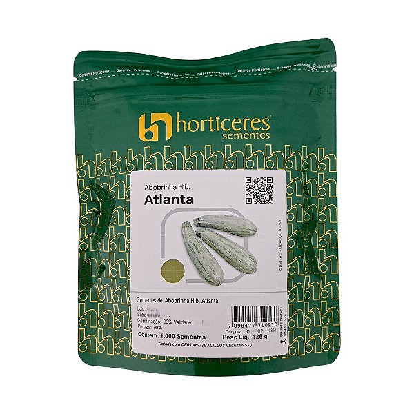 1000 Sementes de Abobrinha Híbrida Atlanta – Horticeres Original