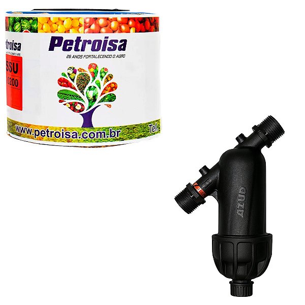 Mangueira de Gotejamento Jurussu 200m 50cm + Filtro Modular Azud ¾″