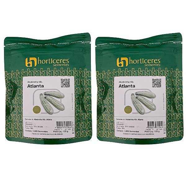 2000 Sementes de Abobrinha Híbrida Atlanta – Horticeres Original