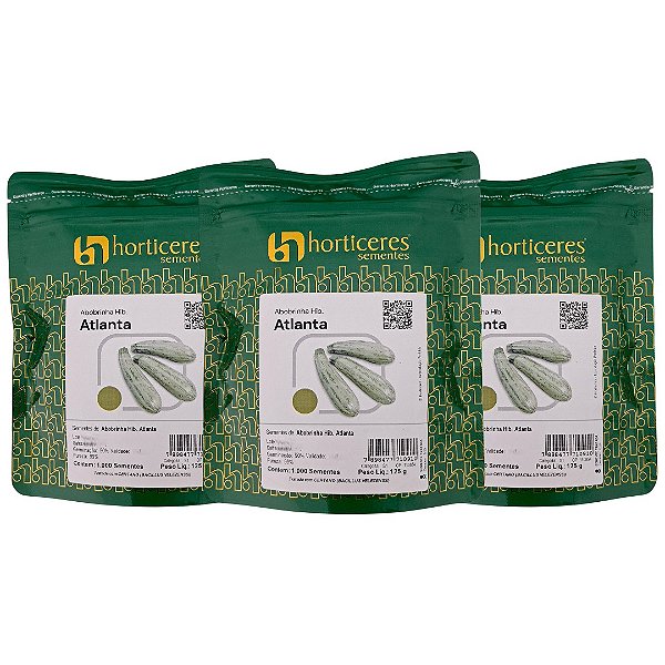 3000 Sementes de Abobrinha Híbrida Atlanta – Horticeres Original