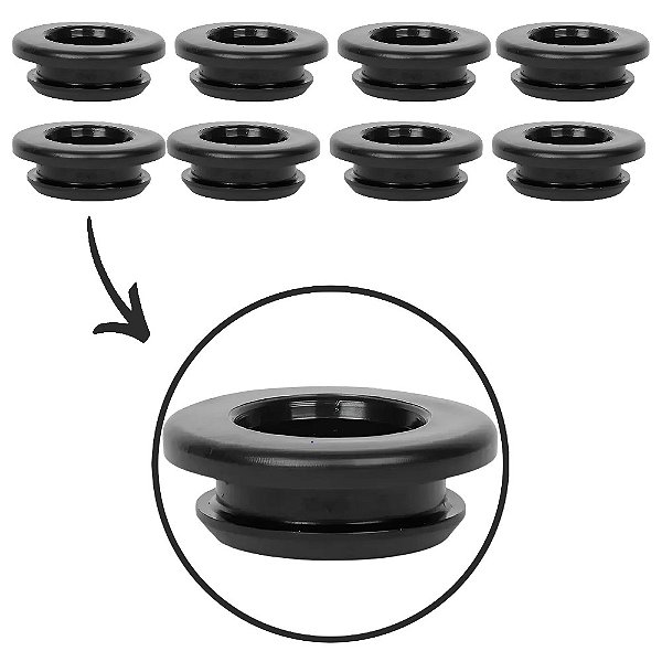Kit Anel de Vedação Chula 14x17mm - 20x25mm - 10x13mm  IMPLEBRAS