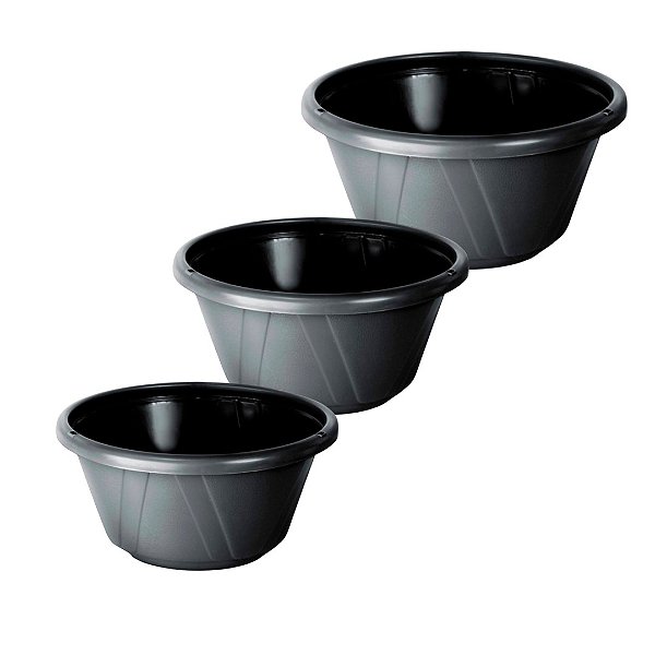 Kit 3 Vasos Cuia Nº 1,5 - Nº 3 - Nº 4- Nutriplan