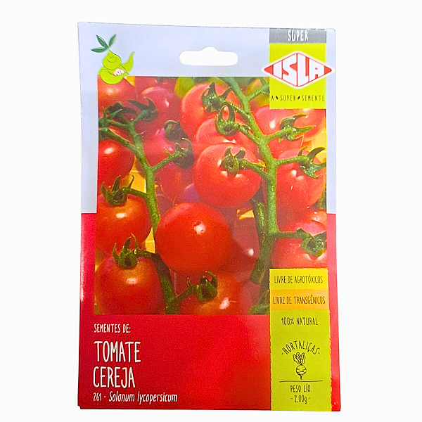 Sementes 2g Tomate Cereja Isla - Para Horta Sustentável