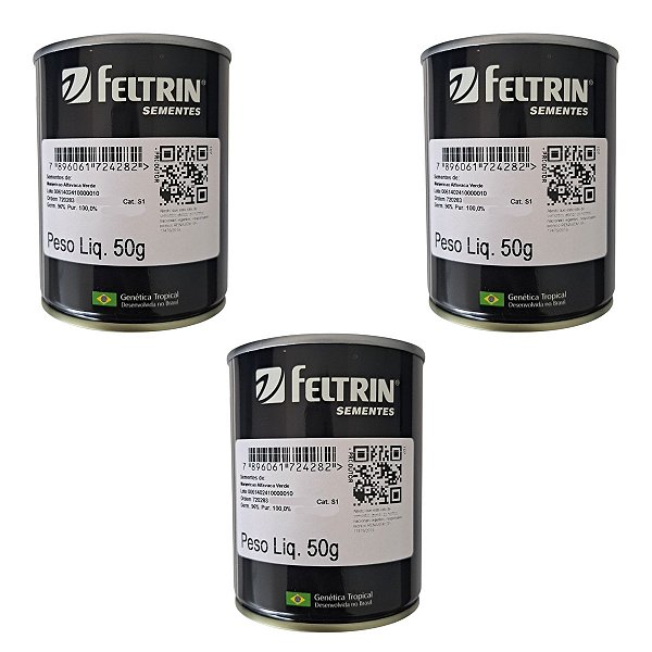 150g Semente Manjericão Alfavaca Verde - Feltrin