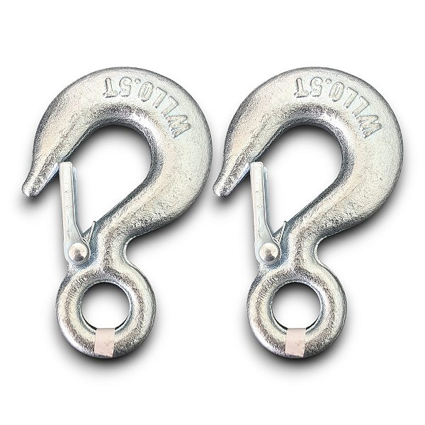 2 Ganchos Forjados Starfer 500kg – Uso Industrial e Doméstico