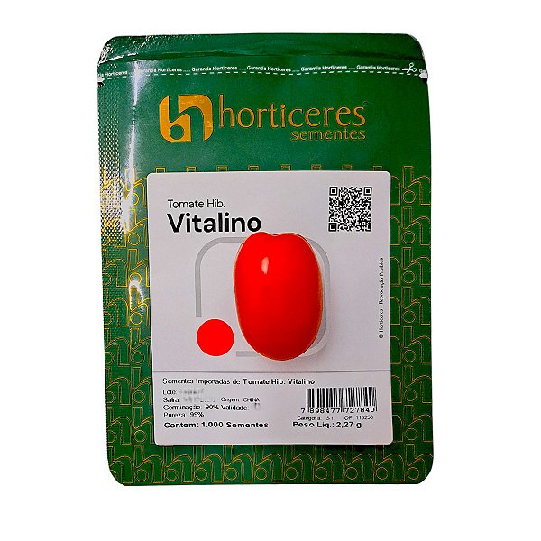 1000 Sementes de Tomate Híbrido Vitalino – Resistência e Alto Rendimento