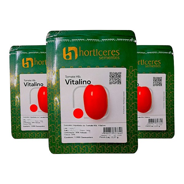 3000 Sementes de Tomate Híbrido Vitalino – Resistência e Alto Rendimento