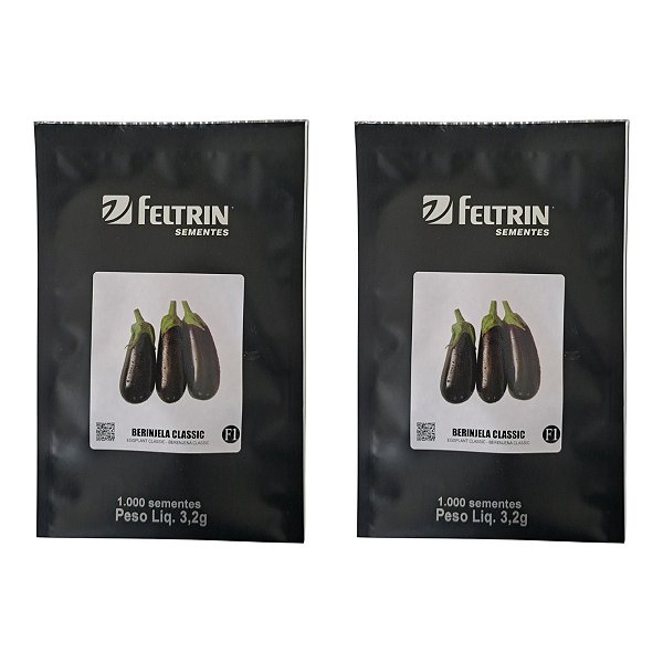 2000 Sementes de Berinjela Classic Feltrin – Alta Produção e Frutos Grandes