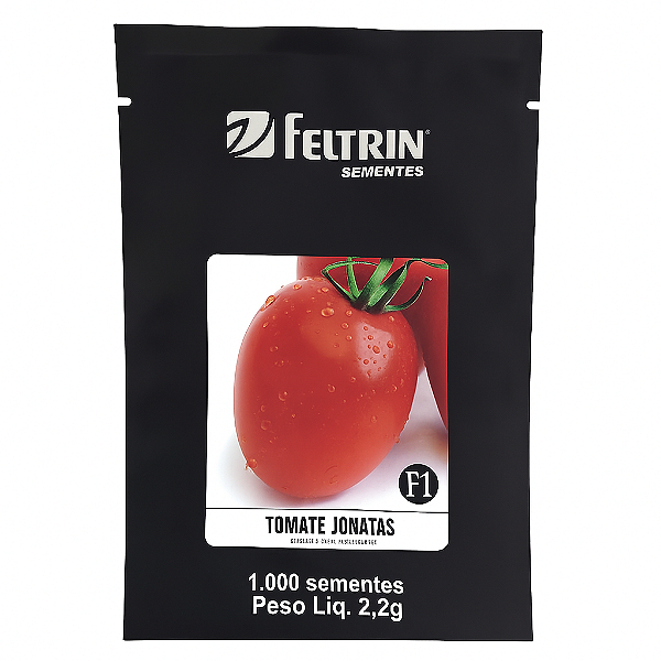 1000 Sementes Tomate Jonatas Feltrin – Frutos Vermelhos de Formato Oval