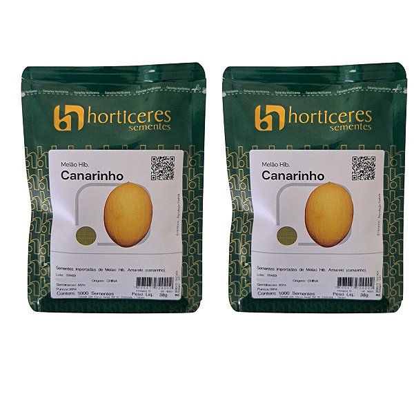 2.000 Sementes Melão Híbrido Canarinho - Horticeres