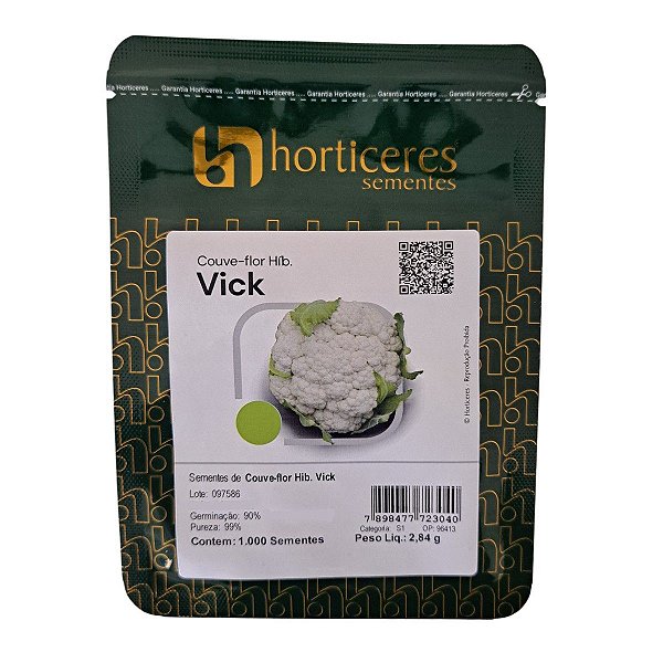 1.000 Sementes Couve-Flor Híbrida Vick - Horticeres